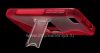 Photo 7 — Silicone Case Streamline packed with Stand for BlackBerry Z10, Red