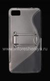 Photo 1 — Silicone Case Streamline packed with Stand for BlackBerry Z10, Transparent