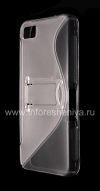 Photo 3 — Silicone Case Streamline packed with Stand for BlackBerry Z10, Transparent