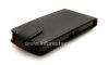 Photo 6 — kasus penutup kulit dengan membuka vertikal untuk BlackBerry Z10, Hitam dengan tekstur besar