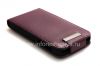 Фотография 9 — Кожаный чехол с вертикально открывающейся крышкой для BlackBerry Z10, Фиолетовый, Крупная текстура