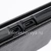 Photo 5 — cubierta de cuero con abertura vertical para BlackBerry Z10, Negro, textura fina