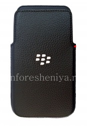 Original Case-pocket Leather Pocket for BlackBerry Z30, Black