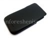 Фотография 4 — Оригинальный чехол-карман Leather Pocket для BlackBerry Z30, Черный (Black)