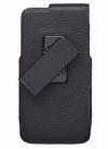 Photo 4 — Housse en cuir d'origine avec clip pour Étui pivotant en cuir BlackBerry Z30, Noir (Black)