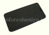 Photo 3 — El caso de cuero original con la caja horizontal de cuero del tirón tapa de apertura para el BlackBerry Z30, Negro (Negro)