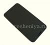 Photo 5 — Kasus kulit asli dengan horisontal penutup pembukaan Kulit Balik Kasus untuk BlackBerry Z30, Black (hitam)