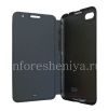 Photo 9 — The original leather case with horizontal opening cover Leather Flip Case for the BlackBerry Z30, Black
