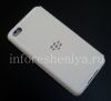 Фотография 6 — Оригинальный кожаный чехол с горизонтально открывающейся крышкой Leather Flip Case для BlackBerry Z30, Белый (White)