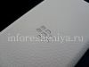 Фотография 15 — Оригинальный кожаный чехол с горизонтально открывающейся крышкой Leather Flip Case для BlackBerry Z30, Белый (White)