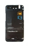 Фотография 2 — Ободок (средняя часть) оригинального корпуса для BlackBerry Z30, Серебряный/Черный