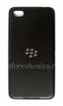 Оригинальная задняя крышка для BlackBerry Z30, Черный карбон (Black Carbon)