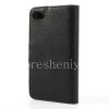 Photo 8 — Leather Case horizontal opening "Classic" for BlackBerry Z30, Black, brown inner part