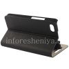 Photo 3 — Leather Case pembukaan horisontal "Kayu" untuk BlackBerry Z30, hitam