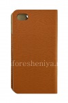 Photo 2 — চামড়া কেস অনুভূমিক খোলার "কাঠের" BlackBerry Z30 জন্য, বাদামী