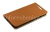 Photo 3 — Leather Case pembukaan horisontal "Kayu" untuk BlackBerry Z30, coklat
