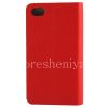 Photo 3 — Housse en cuir ouverture horizontale "en bois" pour BlackBerry Z30, rouge