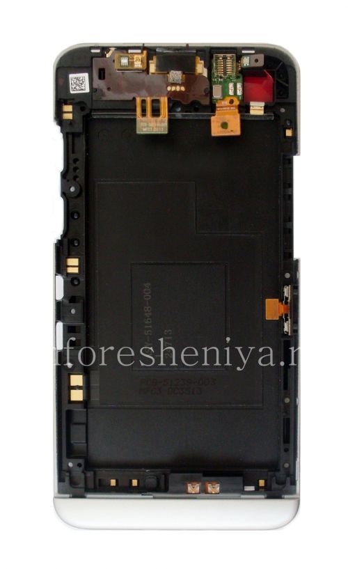 Photogallery for Der mittlere Teil des ursprünglichen Körpers bei der Montage mit der Felge für den Blackberry Z30, Silber / Schwarz product