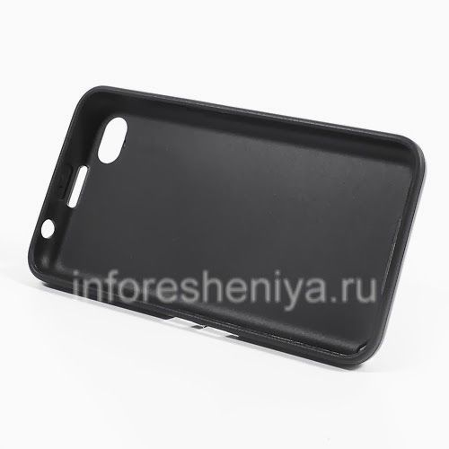 Галерея фотографий товара Силиконовый чехол уплотненный "Cube" для BlackBerry Z30, Черный/Черный