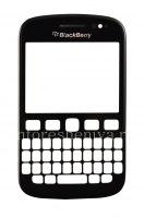 Touch-screen (Touchscreen) in the assembly with the front panel for BlackBerry 9720, The black