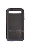 Photo 1 — Etui en silicone d'origine Soft Shell Case compacté pour BlackBerry Classic, Noir (noir translucide)