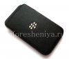 Фотография 5 — Оригинальный кожаный чехол-карман с металлическим логотипом Leather Pocket для BlackBerry Classic, Черный (Black)