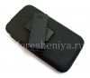 Photo 7 — Housse en cuir d'origine avec clip pour Étui pivotant en cuir BlackBerry Classic, Noir (Black)