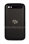 Couverture arrière d'origine pour BlackBerry Classic, Noir gaufré (Noir)