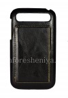 Photo 1 — Leather Case, Cover for BlackBerry Classic, The black