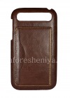 Photo 1 — Leather Case, Cover for BlackBerry Classic, Brown