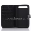 Фотография 3 — Кожаный чехол горизонтально открывающийся с функцией подставки для BlackBerry Classic, Черный