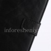 Фотография 5 — Кожаный чехол горизонтально открывающийся с функцией подставки для BlackBerry Classic, Черный