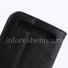 Фотография 10 — Кожаный чехол горизонтально открывающийся с функцией подставки для BlackBerry Classic, Черный