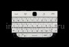 Photo 1 — perakitan Keyboard Rusia dengan papan dan trackpad untuk BlackBerry Classic (ukiran), putih