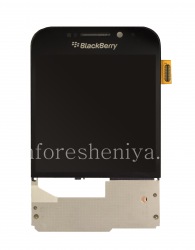 Экран LCD + тач-скрин (Touchscreen)  + основа в сборке для BlackBerry Classic, Черный