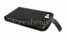 Photo 5 — Ledertasche mit vertikale Öffnung für Blackberry Classic, Schwarz, feine Textur