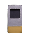 Photo 1 — El original combinación Case-bolsillo de bolsillo inteligente para BlackBerry DTEK50, Gris / Arena (Gris / Tan)