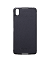 Фотография 1 — Оригинальный пластиковый/ кожаный чехол Hard Shell Case для BlackBerry DTEK50, Черный (Black)