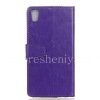 Photo 2 — Horizontal Leather Case with opening function supports for BlackBerry DTEK50, Purple