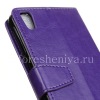 Photo 5 — Horizontal Ledertasche mit Öffnungsfunktion unterstützt für Blackberry DTEK50, lila