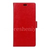 Photo 1 — Etui horizontal en cuir avec fonction d'ouverture prend en charge pour BlackBerry DTEK50, rouge