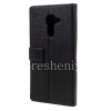 Photo 2 — حقيبة جلد افتتاح الأفقي "كلاسيكي" لBlackBerry DTEK60, أسود