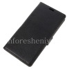 Photo 3 — Leather Case pembukaan horisontal "Classic" untuk BlackBerry DTEK60, hitam