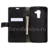 Фотография 9 — Кожаный чехол горизонтально открывающийся “Классический” для BlackBerry DTEK60, Черный