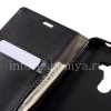 Photo 10 — Leather Case pembukaan horisontal "Classic" untuk BlackBerry DTEK60, hitam