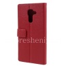 Фотография 2 — Кожаный чехол горизонтально открывающийся “Классический” для BlackBerry DTEK60, Красный