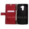 Photo 4 — चमड़ा प्रकरण क्षैतिज उद्घाटन "क्लासिक" BlackBerry DTEK60 के लिए, लाल