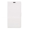 Photo 1 — حقيبة جلد افتتاح الأفقي "كلاسيكي" لBlackBerry DTEK60, أبيض