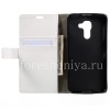 Фотография 3 — Кожаный чехол горизонтально открывающийся “Классический” для BlackBerry DTEK60, Белый
