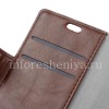 Photo 6 — Horisontal Leather Case untuk pembukaan Kasual BlackBerry DTEK60, coklat
